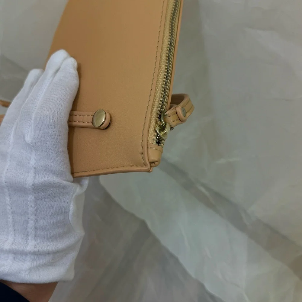 Mansur Gavriel Leather Clutch Pouch Wallet Wristlet